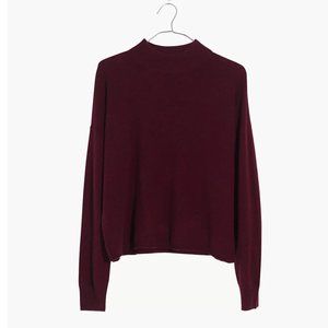 Madewell 100% Cashmere Mockneck Sweater